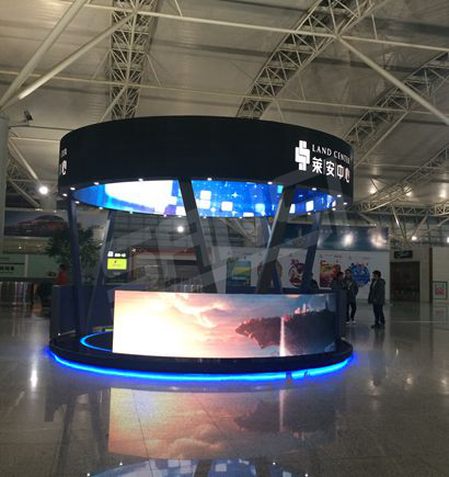 西安鹹陽機場室內全彩屏