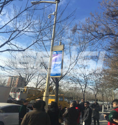 北京左安門西街（jiē）智慧路燈