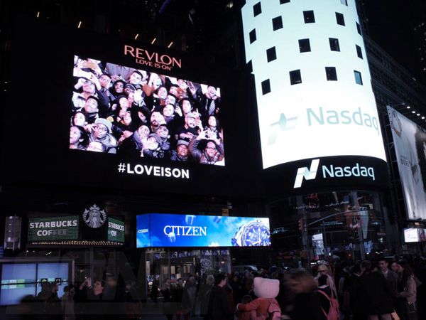 紐約時代（dài）廣（guǎng）場百老匯室外全彩led顯示屏