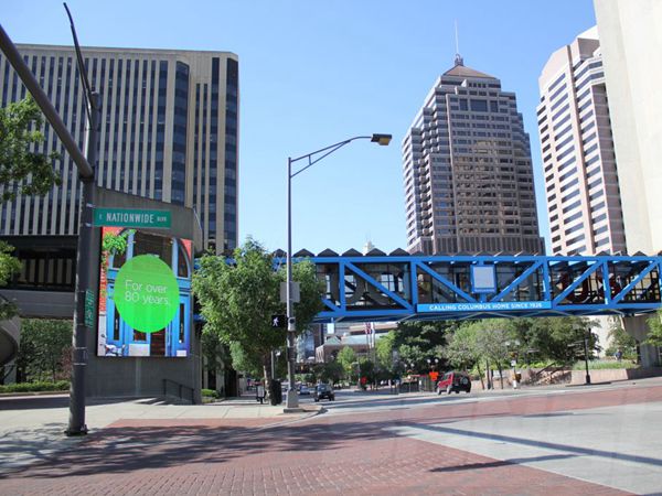 美國（guó）哥倫布（bù）全美（měi）互惠保（bǎo）險公司led室外全彩顯示屏