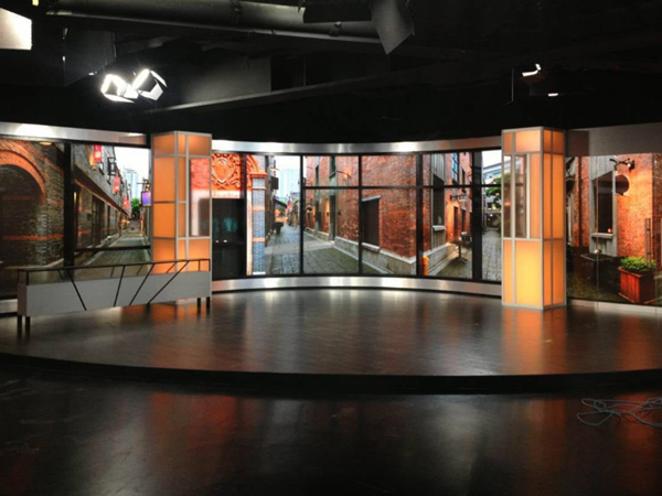 上海電視台室內全彩（cǎi）顯示屏