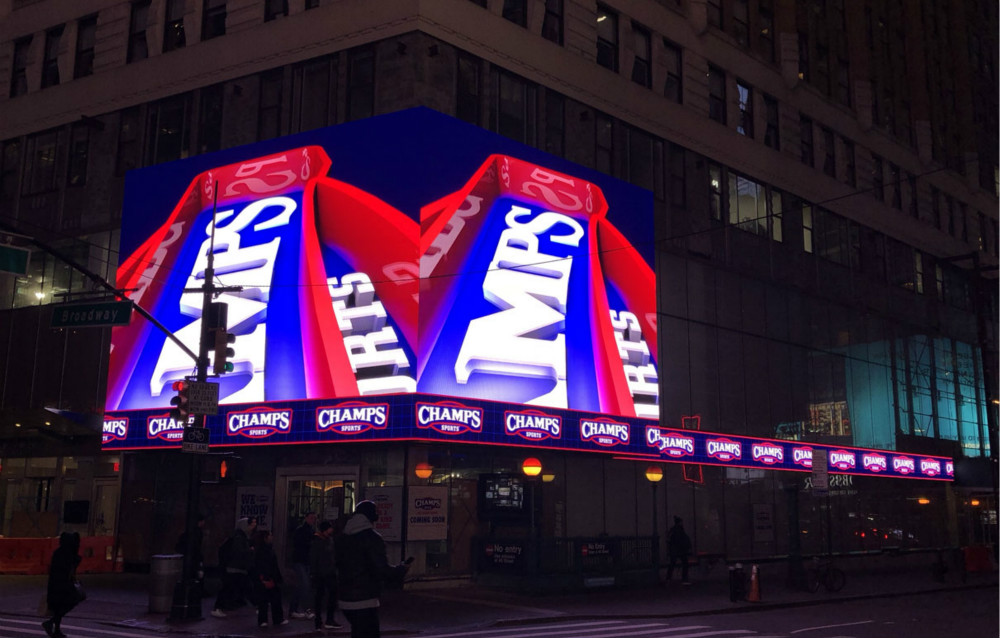 紐約（yuē）時代廣場Broadway 1441號戶外（wài）全彩屏