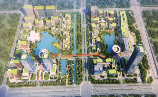 中安創穀智慧園區（qū）鳥瞰圖