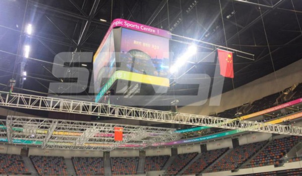 蘇州奧林匹克體育中心鬥型屏圖