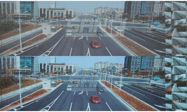 國內某監控中心顯示係統開啟（qǐ）HDR前後效果圖（tú）（上海大香蕉9草在线供（gòng）應（yīng））