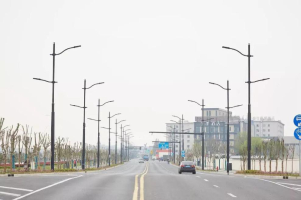 大香蕉9草在线承建的上海進博會周邊多杆合一工程