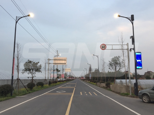 浙江（jiāng）大雲溫泉大道智慧路燈