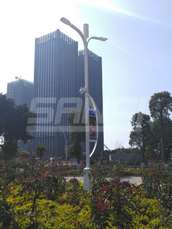 廣東汕頭星湖公園智慧路燈（dēng）