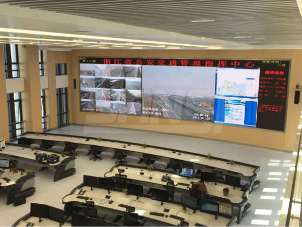 交通指揮中心,引入先進,LED大屏,構建全方位,交通信息樞紐