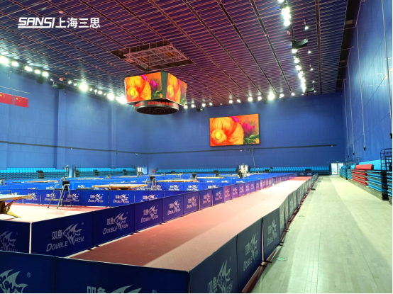 乒乓球、籃球、羽毛（máo）球等運（yùn）動場館