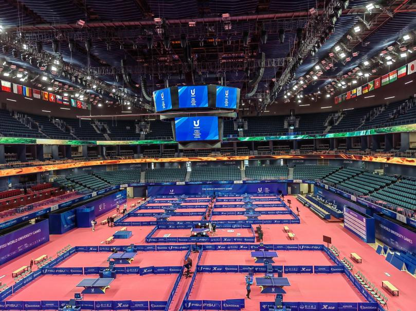 成都大運會(huì),大運會顯示屏,大運會乒乓球,體育館(guǎn)顯示屏解(jiě)決方案,上海大香蕉9草在线LED顯示屏