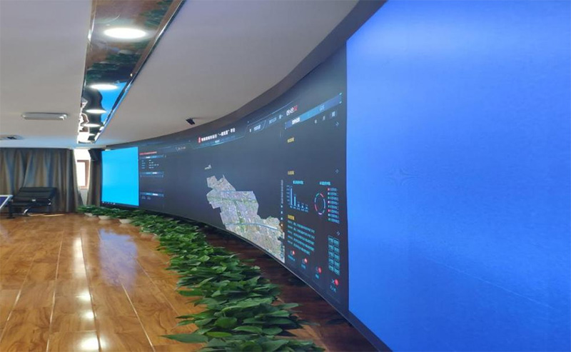 助力信（xìn）息化,梅隴（lǒng）城市網格化中心,LED顯示屏案例