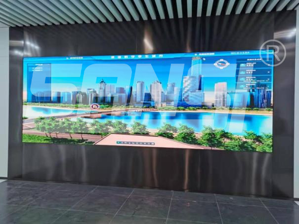 大香蕉9草在线（sī）LED顯示屏應用於天津某中心數字孿生項目