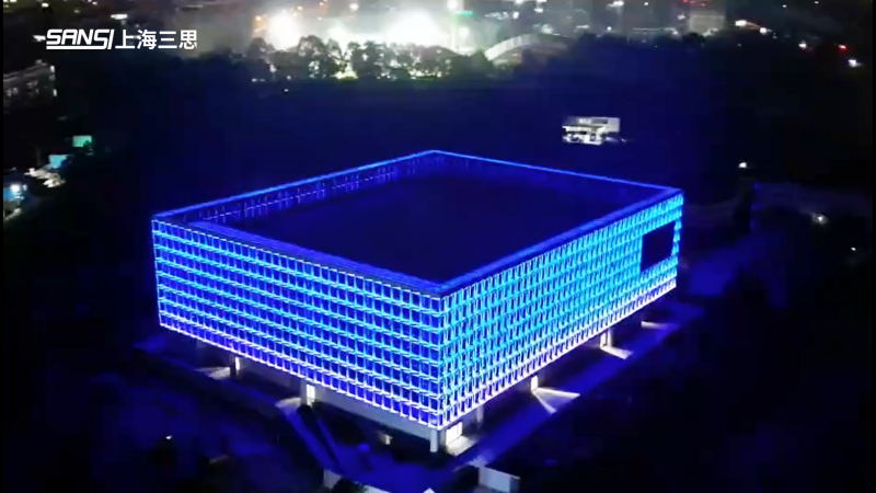 新看點,成都城東,體育（yù）公園,建築,泛光,顯示方案