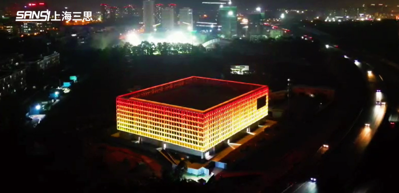 新看點,成都城東,體育公園（yuán）,建築,泛光,顯示方案