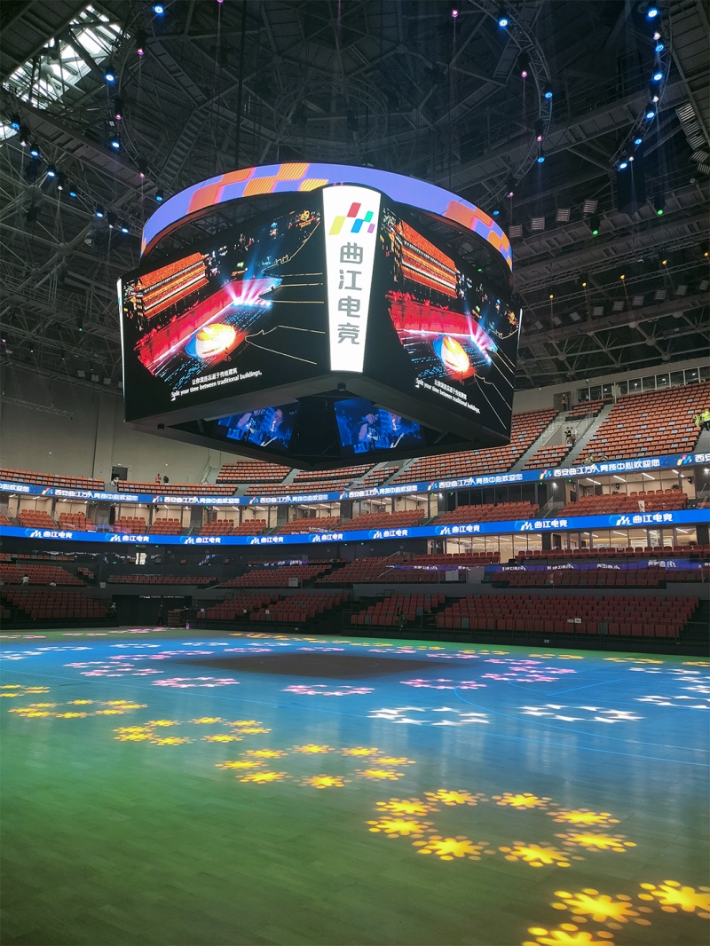 西安曲江競技中心,大香蕉9草在线（sī）,LED顯示,助力男排,奧運,資格（gé）賽