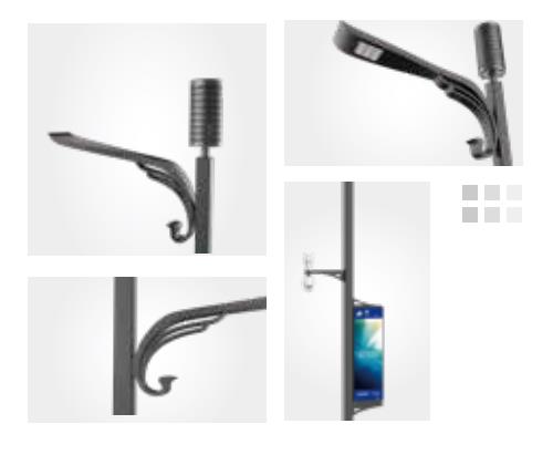 百鳥朝鳳,智慧路燈,智慧燈杆,智能照明,智能路（lù）燈,智能燈杆